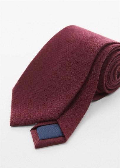 MANGO MAN - Structured cotton tie - One size - Men Product Image