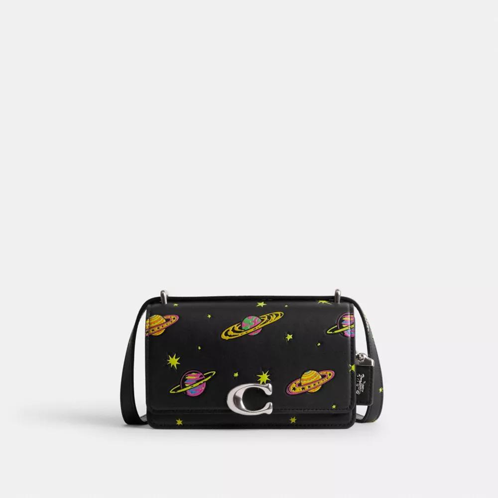 Cosmic Coach Bandit Crossbody Bag With Planet Print Product Image