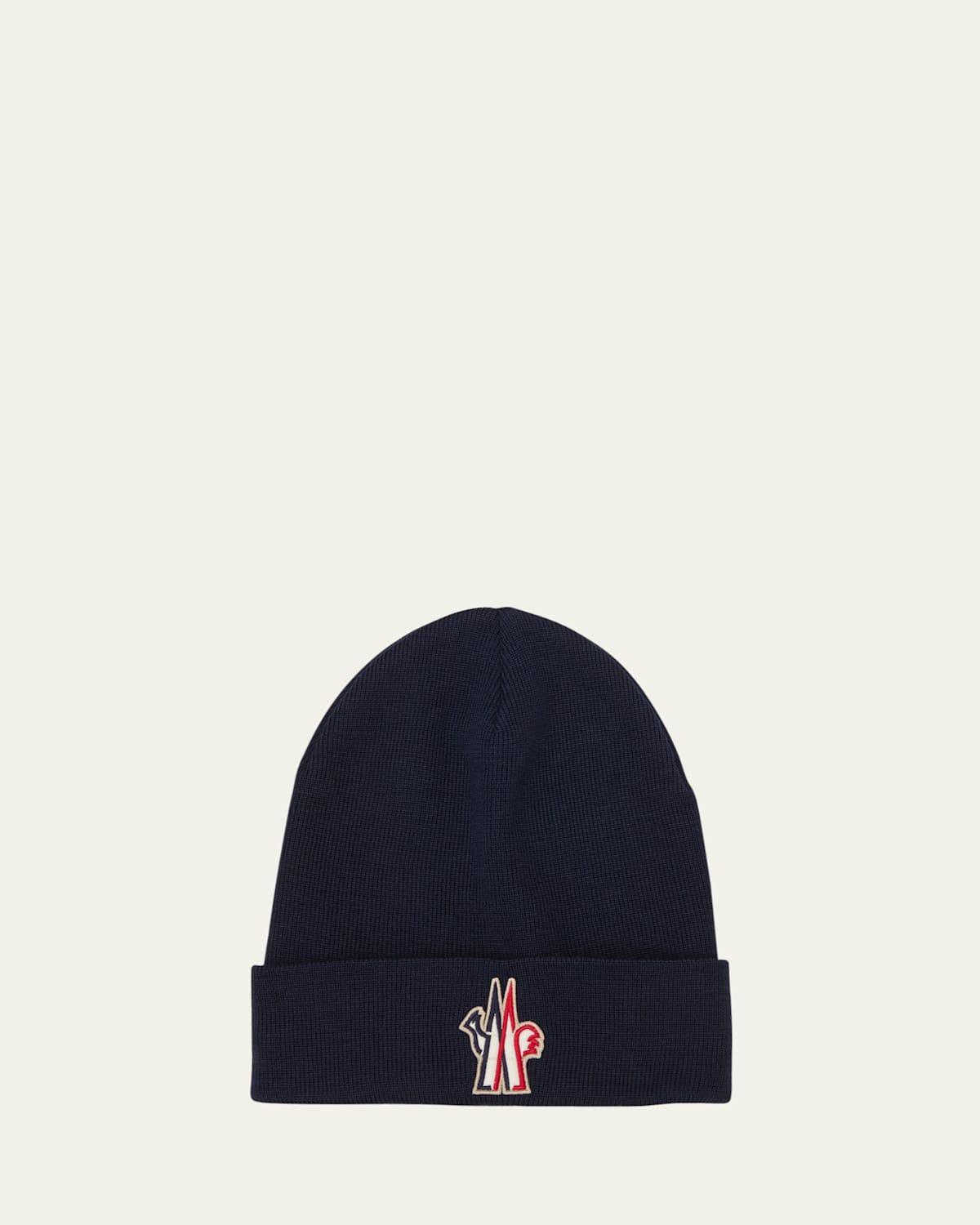 Moncler Grenoble Grenoble Logo Wool Beanie Product Image