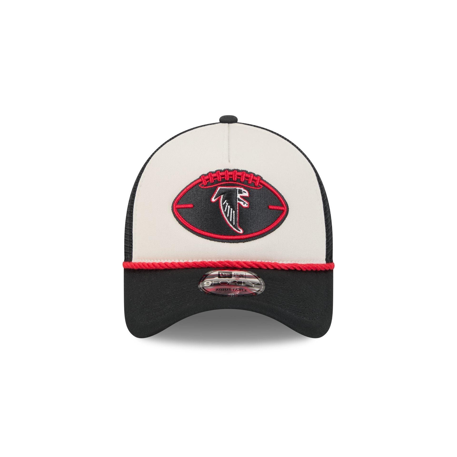 Atlanta Falcons 2024 Historic Sideline 9FORTY A-Frame Snapback Hat Male Product Image