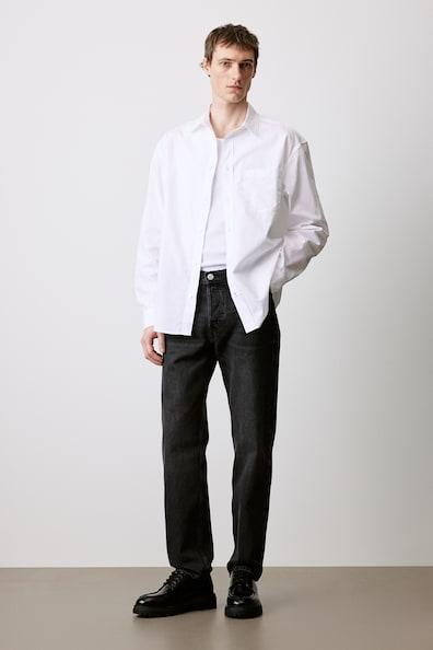 Loose Fit Poplin Shirt Product Image