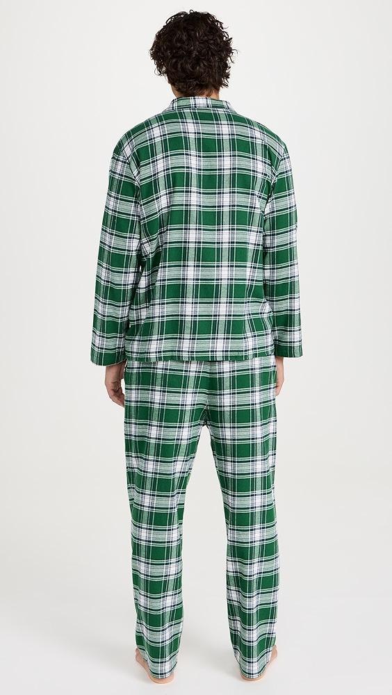 Eberjey Plaid Flannel Long PJ Set | Shopbop Product Image