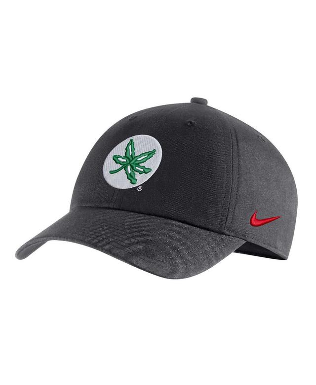 Mens Nike Charcoal Ohio State Buckeyes Heritage86 Logo Adjustable Hat Product Image