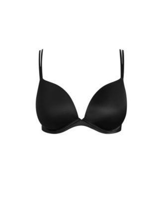 Womens Adore Push Up Bra Black Product Image