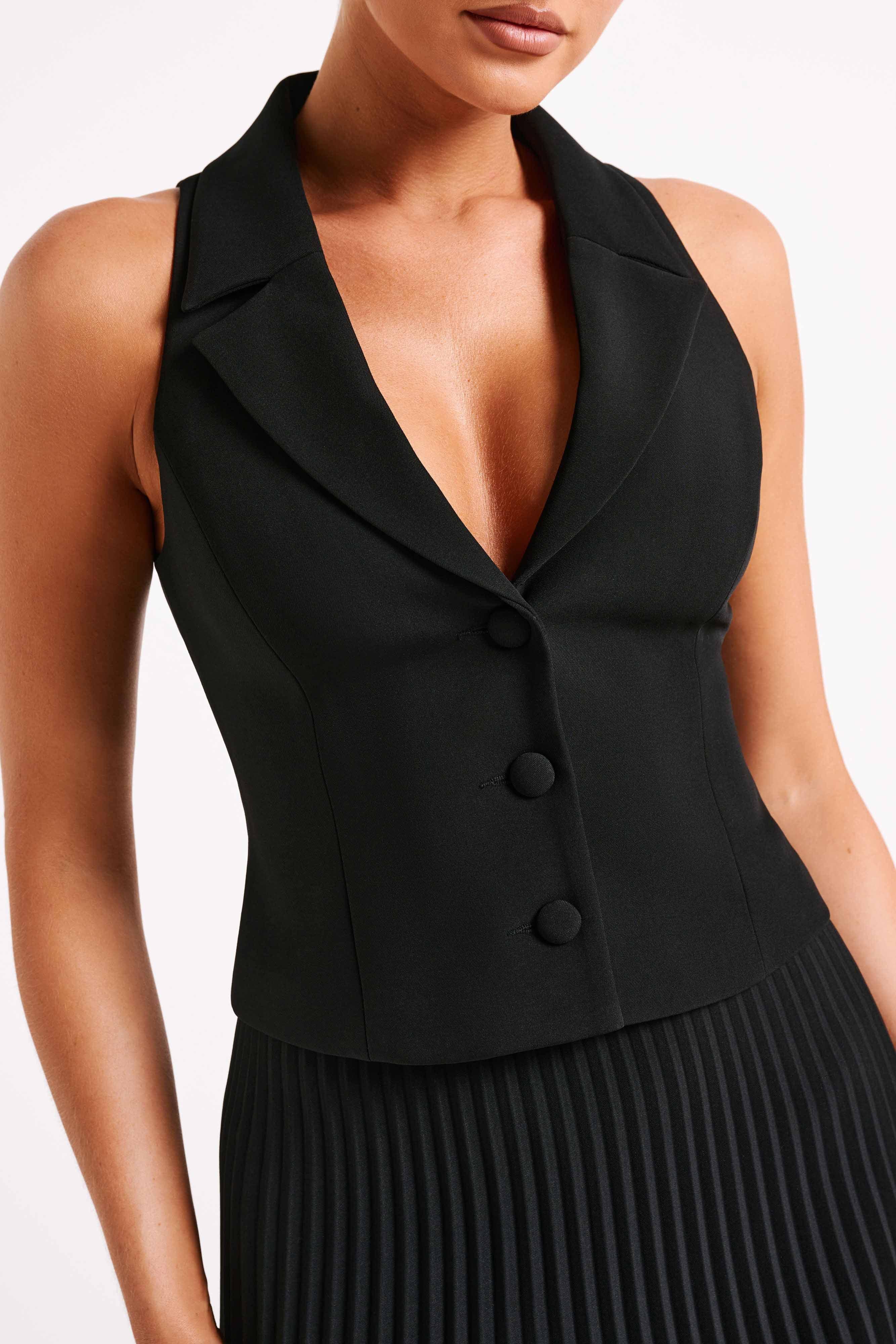 Mura Suiting Vest - Black Product Image