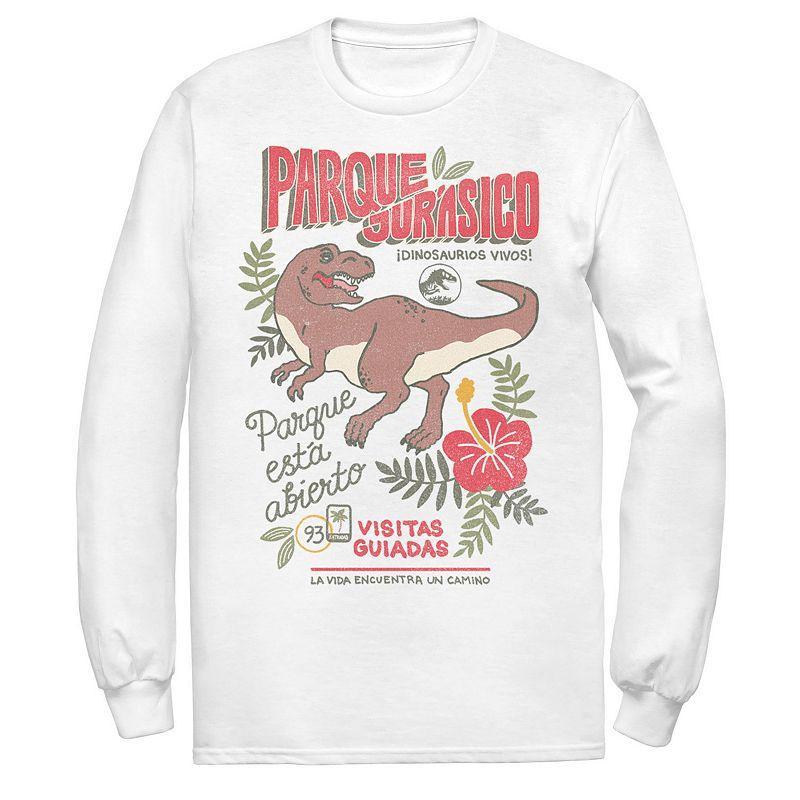 Mens Jurassic Park Spanish Opening Day Poster Tee Product Image