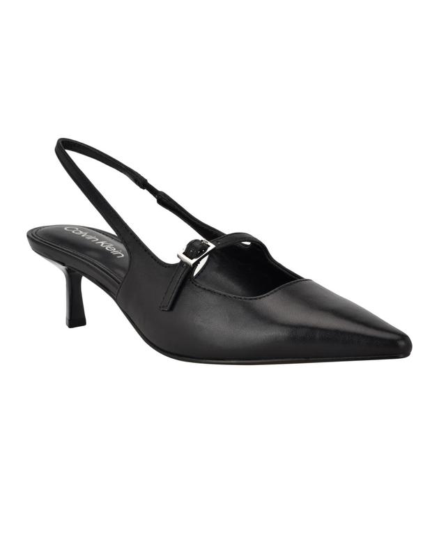 Calvin Klein Womens Kallien Pointy Toe Slingback Dress Pumps Product Image