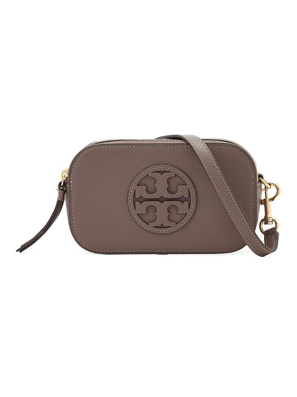 Womens Mini Miller Leather Crossbody Bag Product Image