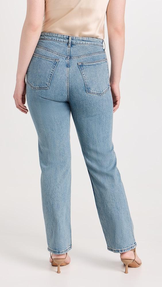 Reformation Cynthia Stretch High Rise Straight Jeans | Shopbop Product Image