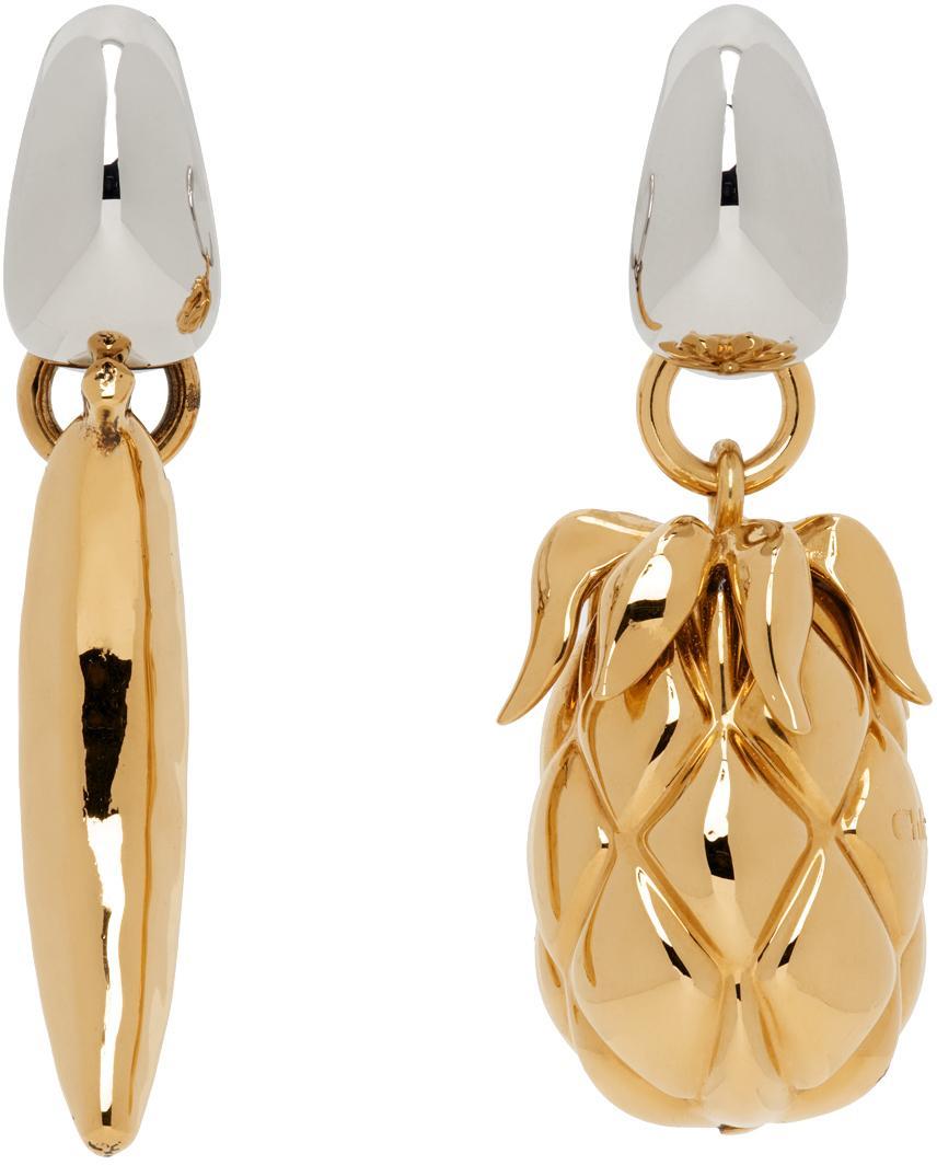 Bananas Earrings In Gold Product Image