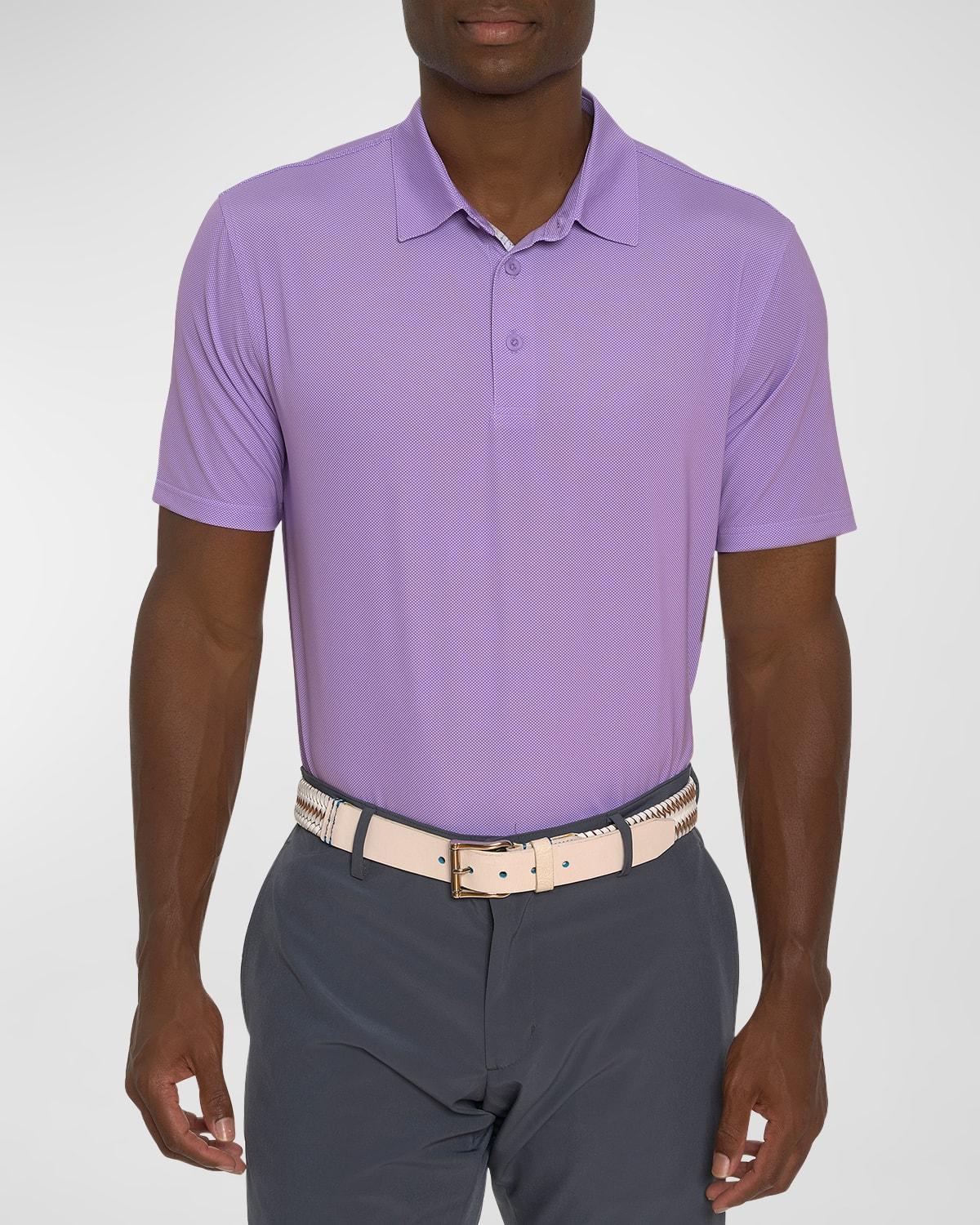 Mens Hyde Short-Sleeved Knit Polo Shirt Product Image