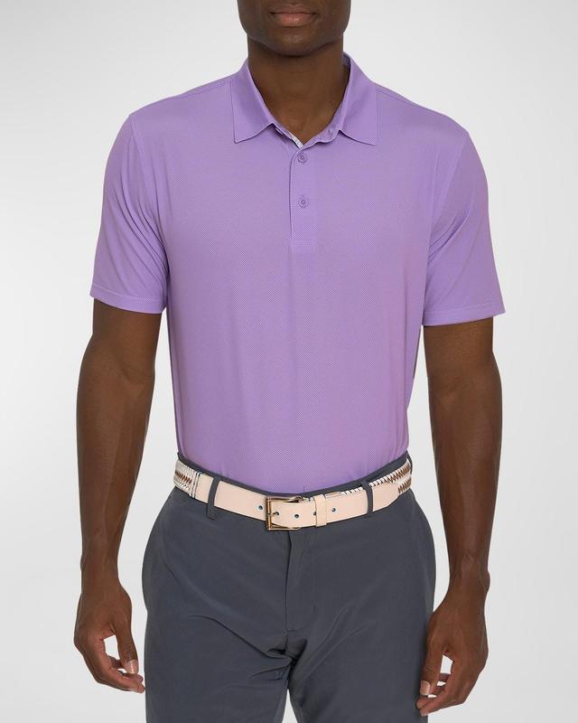 Robert Graham Hyde Birds Eye Performance Polo Product Image