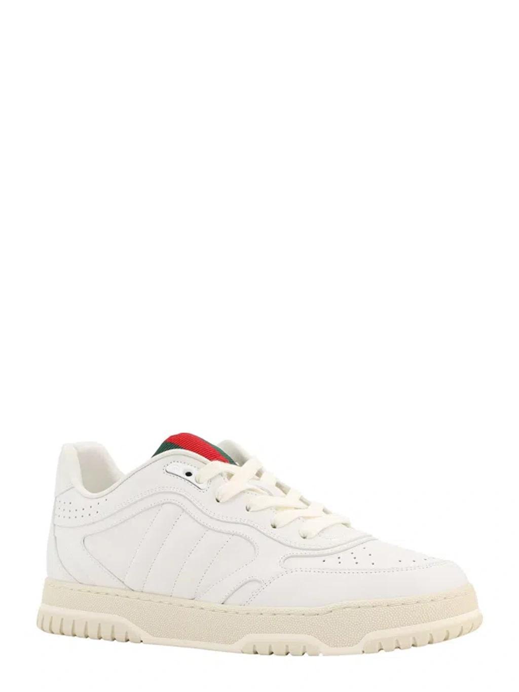 GUCCI Leather Sneakers In White Product Image