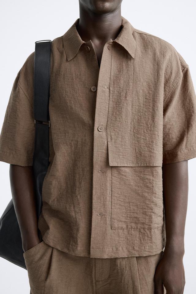 WRINKLED LOOK SHIRT Product Image