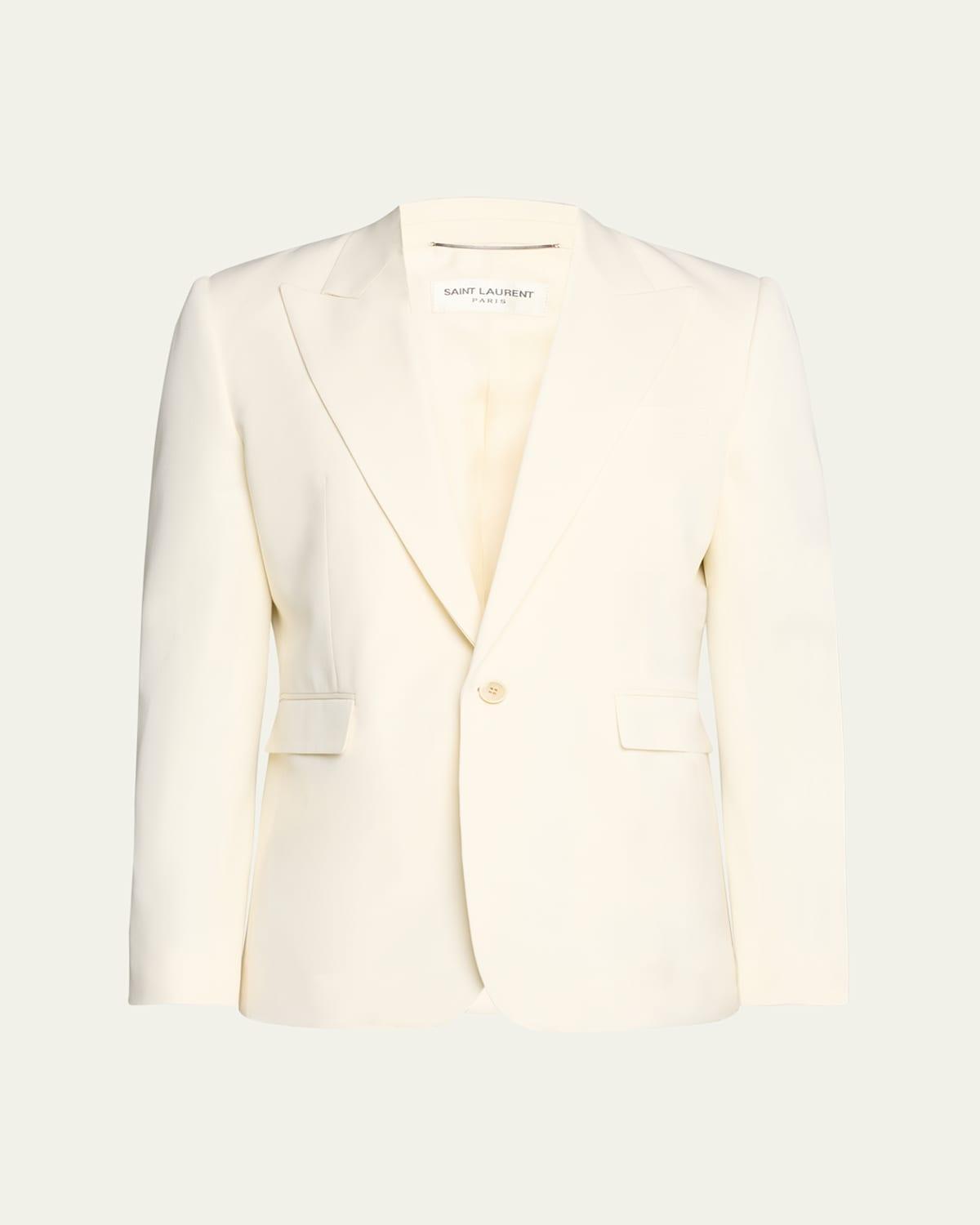 Mens Single-Button Tuxedo Jacket Product Image