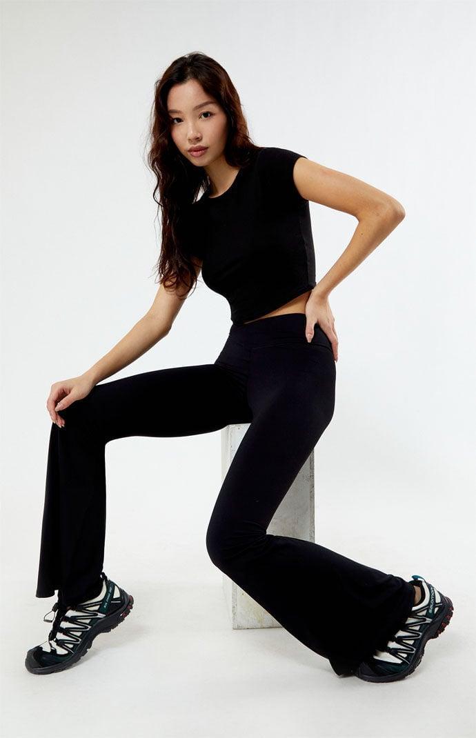 Women's Knit Flare Yoga Pants Product Image