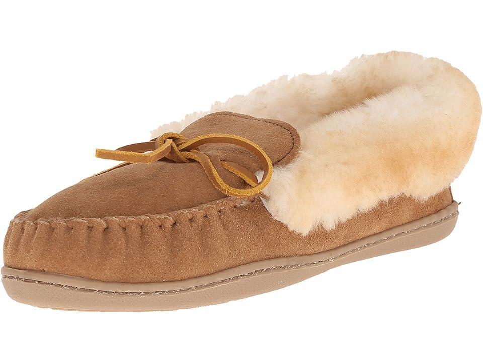 Minnetonka Alpine Sheepskin Moc (Golden ) Women's Moccasin Shoes Product Image