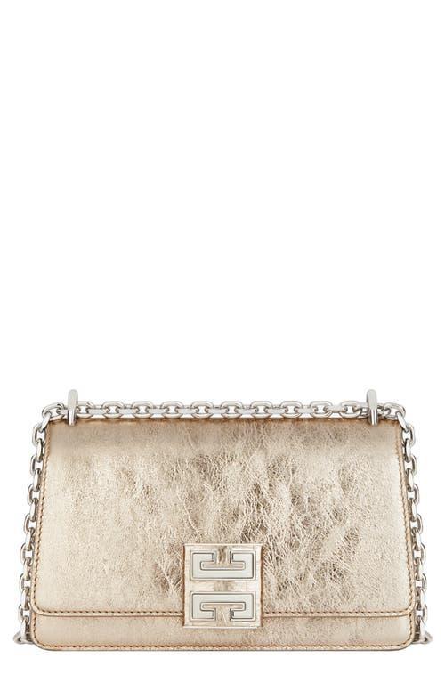 Womens Small 4G Crossbody Bag In Laminated Leather With Chain Product Image