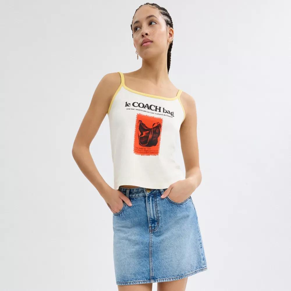 90's Graphic Cami Top In Organic Cotton Product Image