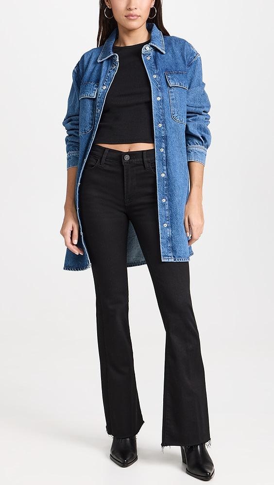 FRAME Le Easy Flare Raw After Jeans | Shopbop Product Image