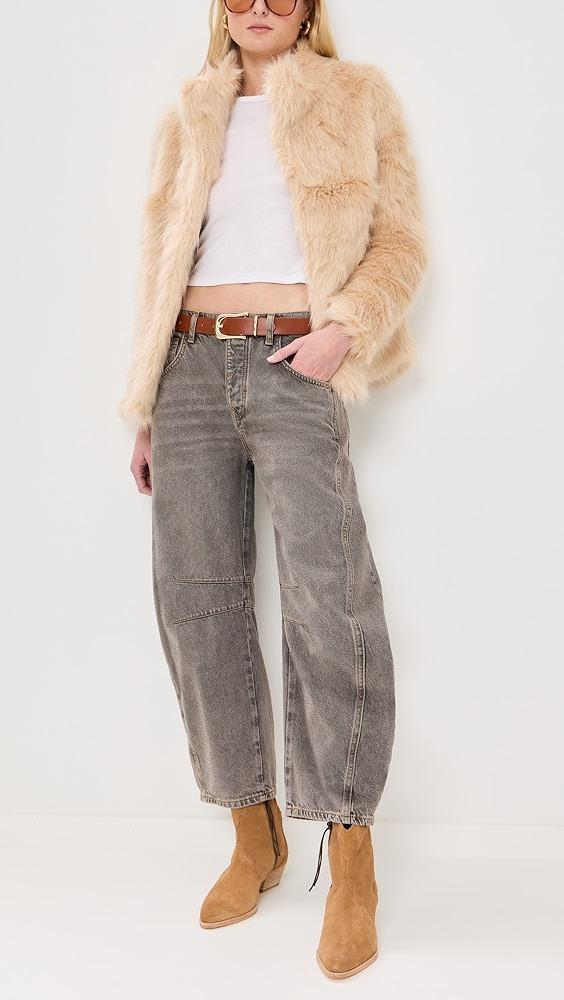 Free People Good Luck Barrel Jeans | Shopbop Product Image