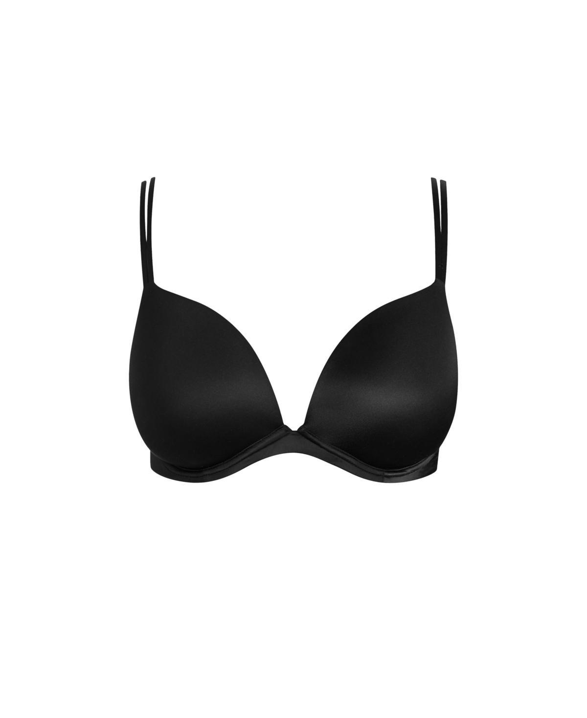 Womens Adore Push Up Bra Black Product Image