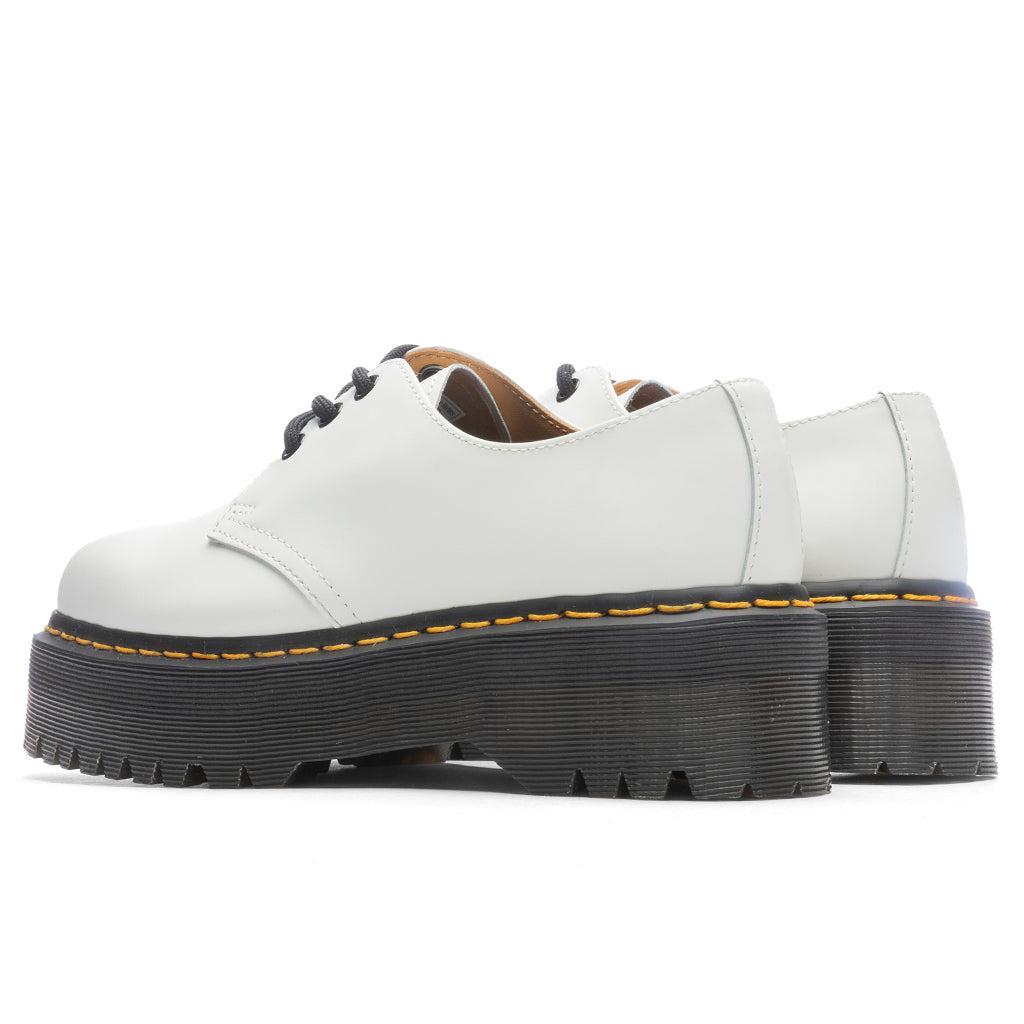 1461 Quad Smooth Leather Platform Shoes - White Smooth Male Product Image