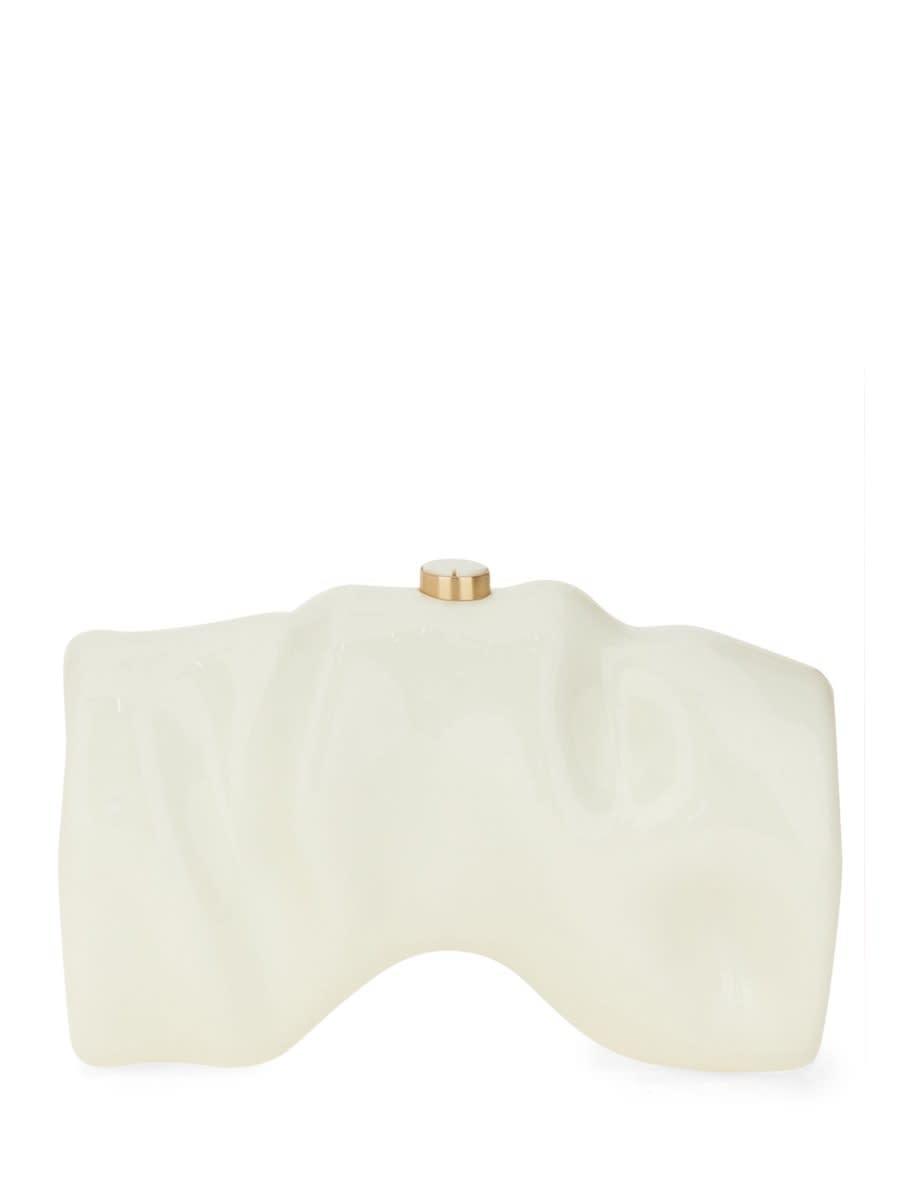 CULT GAIA Clutch Scrunch In Ivory Product Image