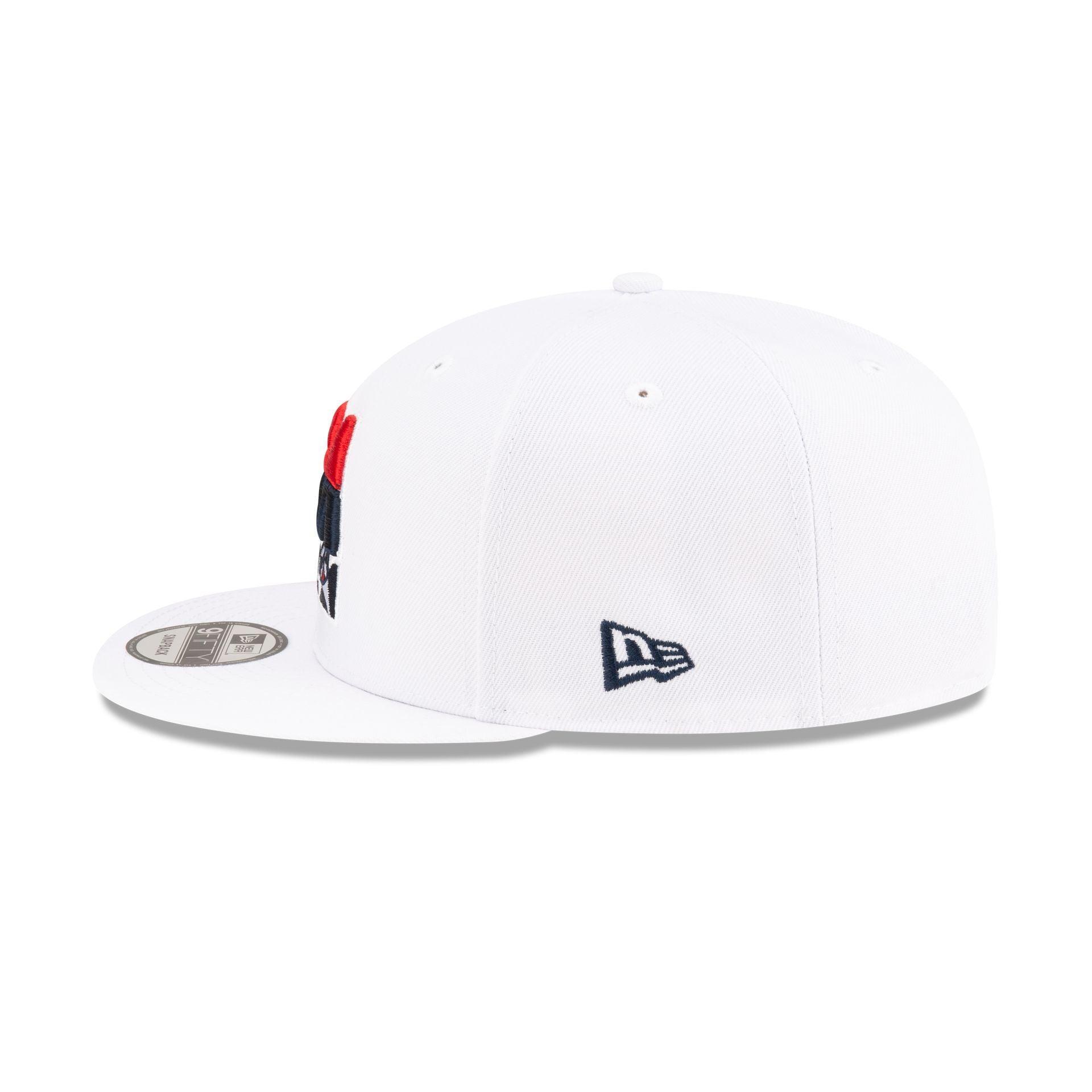 USA Basketball Wordmark Optic White 9FIFTY Snapback Hat Male Product Image