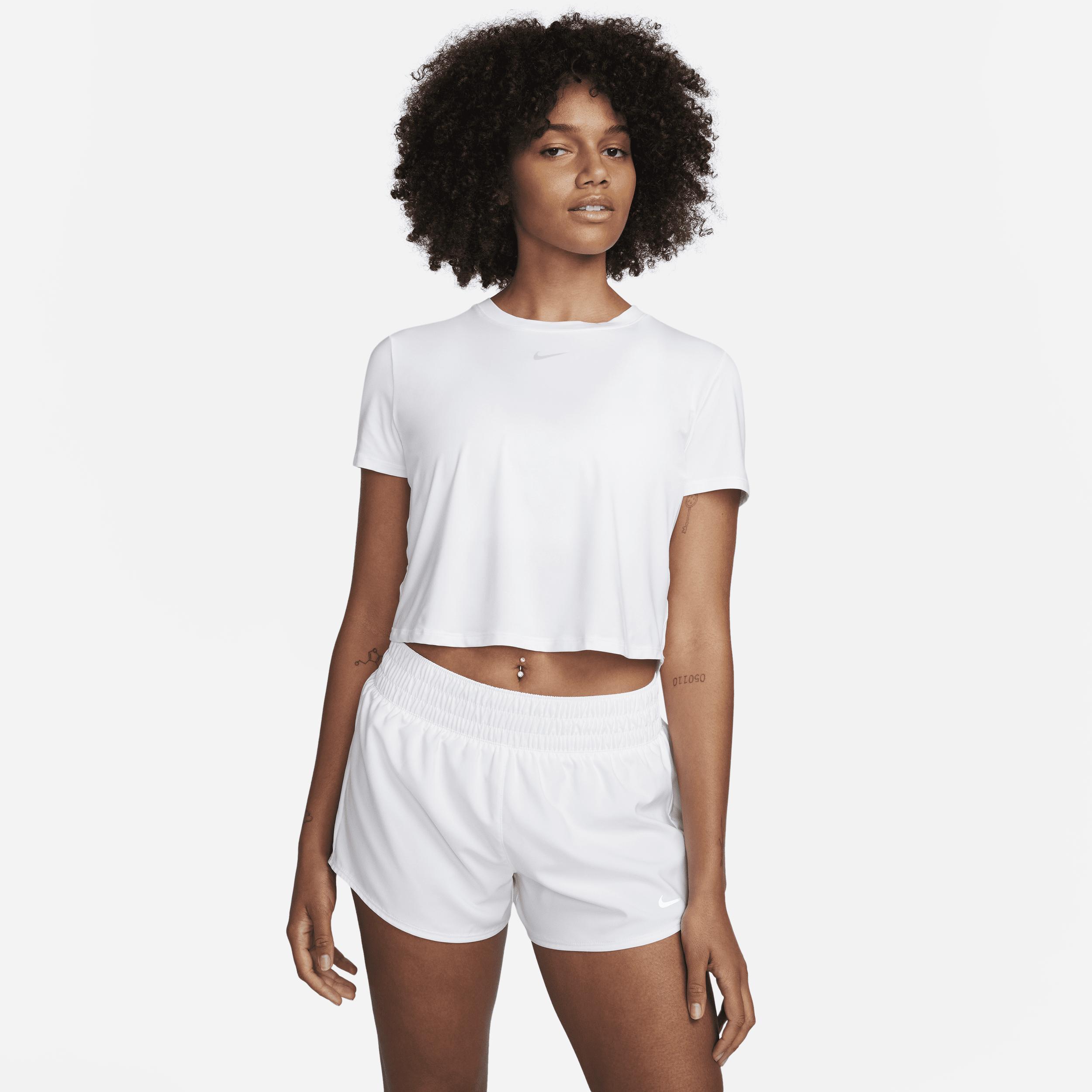 Womens Nike One Dri-FIT Crop Short Sleeve Top product image