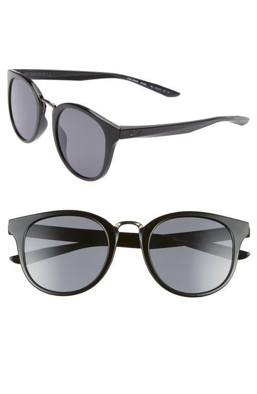 Revere 51mm Round Sunglasses In Black/dark Grey Product Image