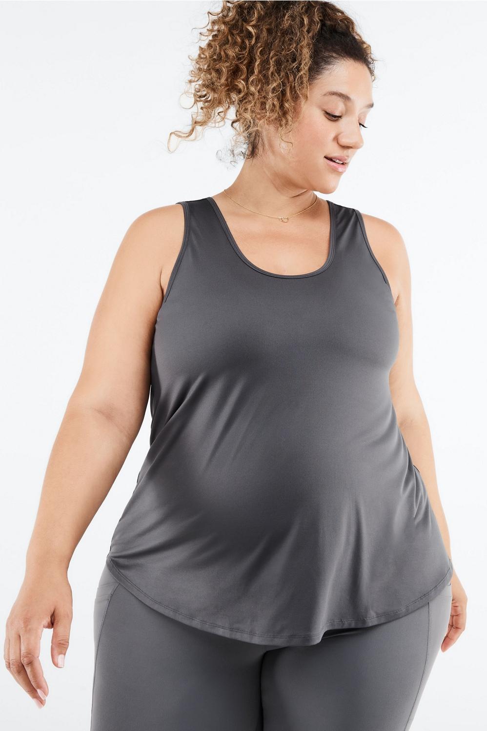 Fabletics Mariel Maternity Tank Womens Mid-Grey Size XXS Product Image