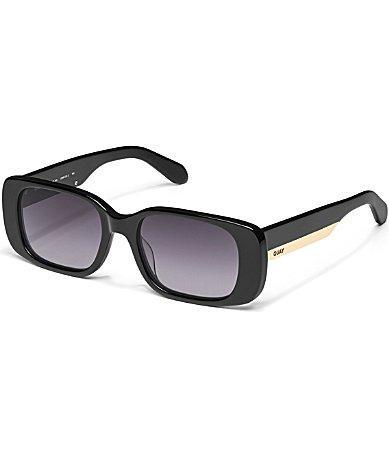 Quay Australia Womens Karma 39mm Rectangle Sunglasses Product Image