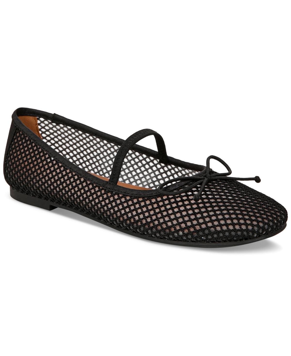 Zodiac Womens Idra Mary Jane Bow Ballet Flats - Black Product Image