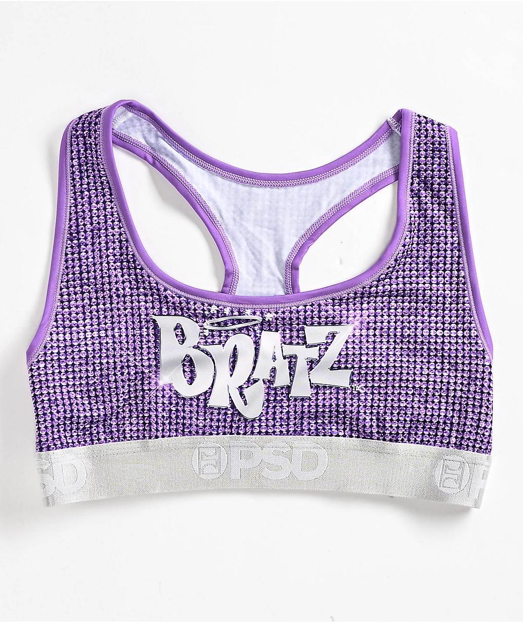 PSD x Bratz Ice Purple Sports Bra Product Image