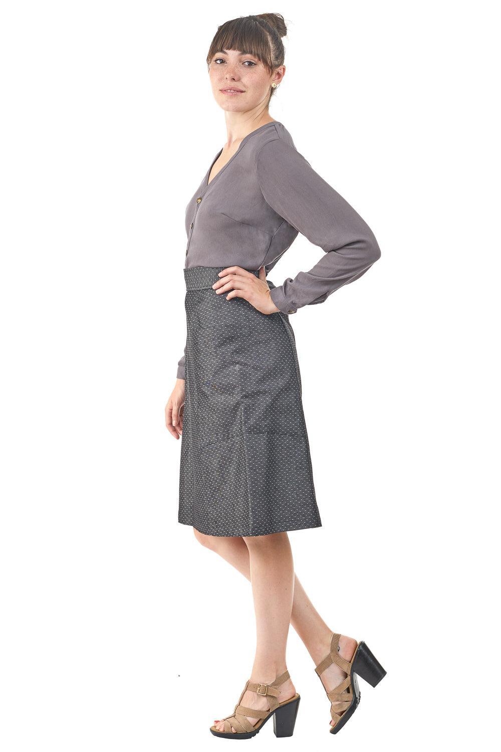 Atheno Skirt in Smoky Dot Product Image