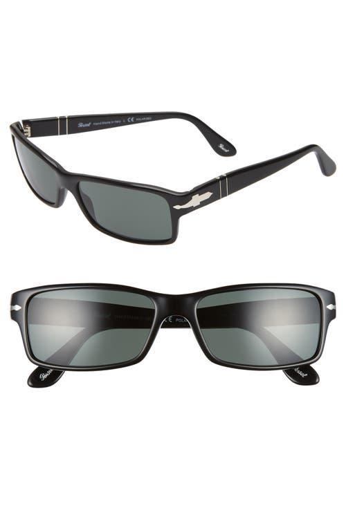 Persol 57mm Polarized Rectangle Sunglasses Product Image