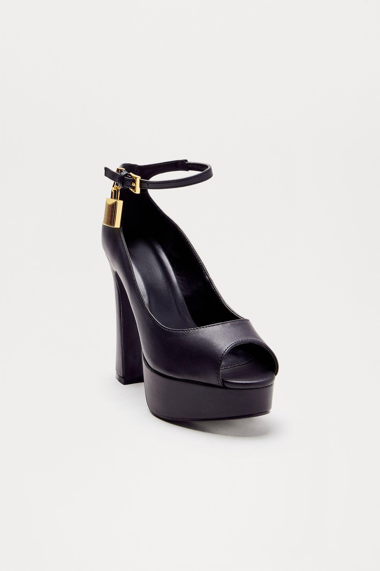 Rye Platform Pumps - Black Product Image