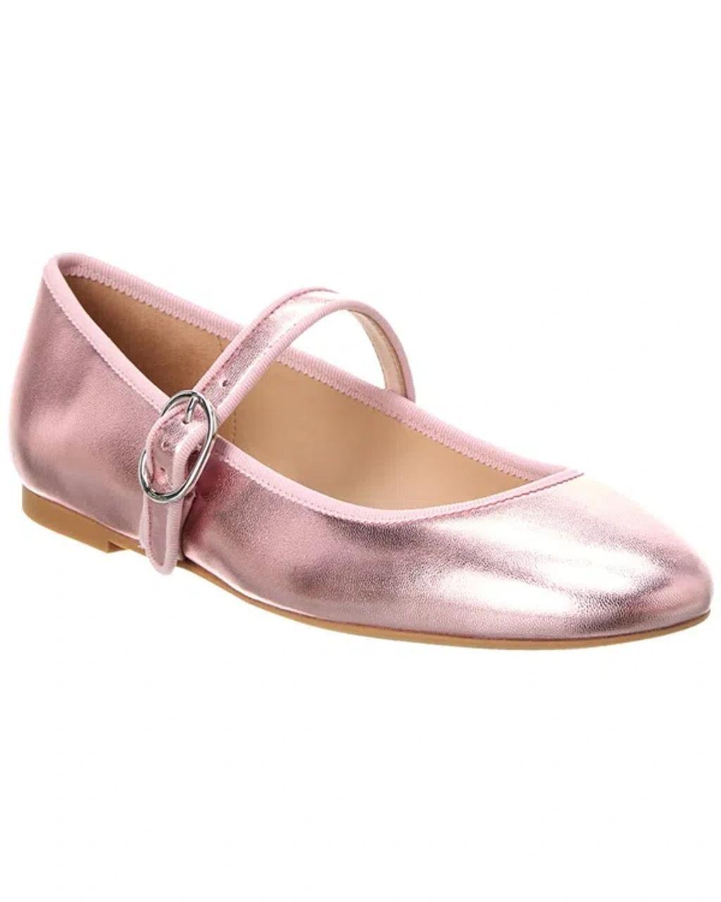 Alice Leather Ballet Flat In Pink Product Image