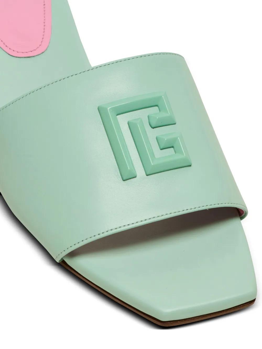 Dafne leather slides Product Image