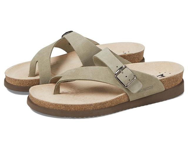 Mephisto Helen (Light Khaki Suede) Women's Sandals Product Image