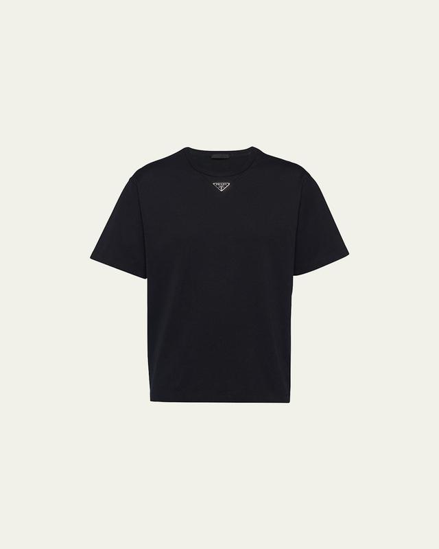 Mens Jersey Triangle Logo T-Shirt Product Image