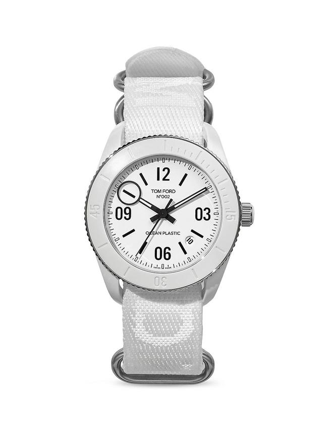 Mens Ocean Plastics Sport Stainless Steel Strap Watch Product Image