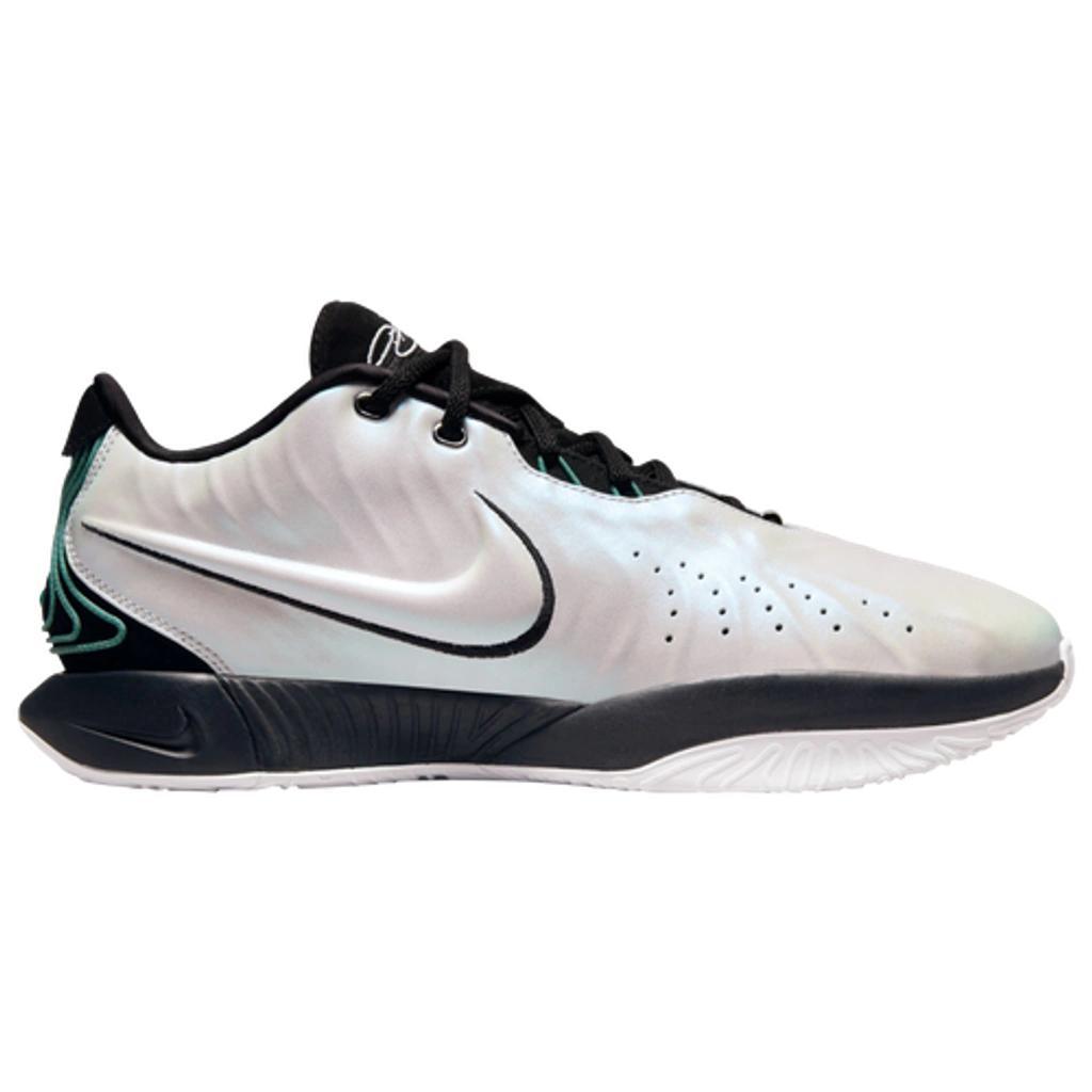 Nike Mens LeBron James Nike Lebron XXI - Mens Basketball Shoes White/Black/Grey Product Image