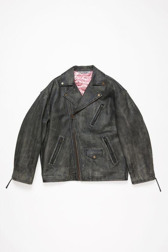 Biker leather jacket Product Image