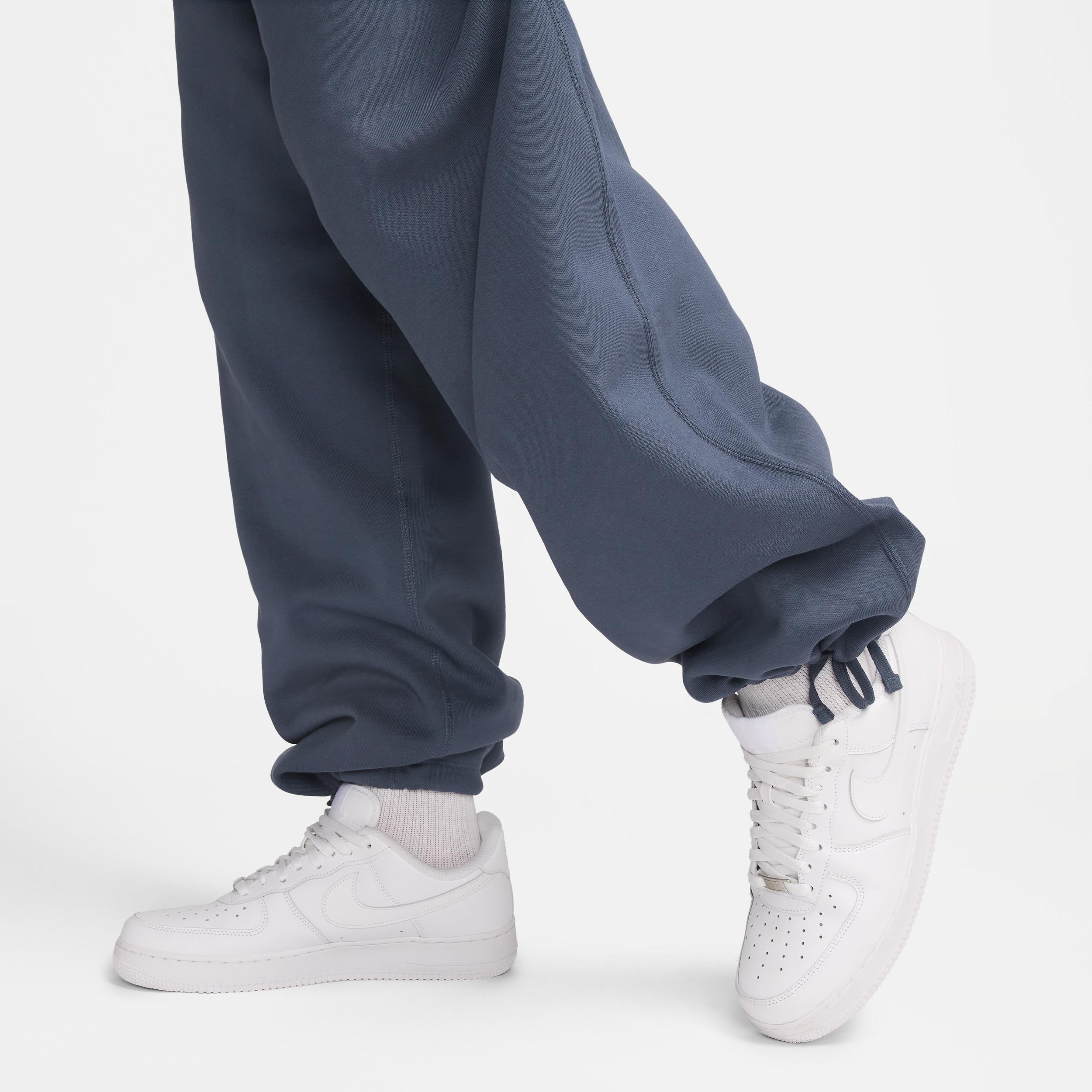 Nike Solo Swoosh Men's Open-Hem Fleece Pants Product Image