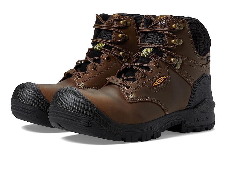 KEEN Utility 6 Independence WP (Dark Earth/Black) Men's Shoes Product Image