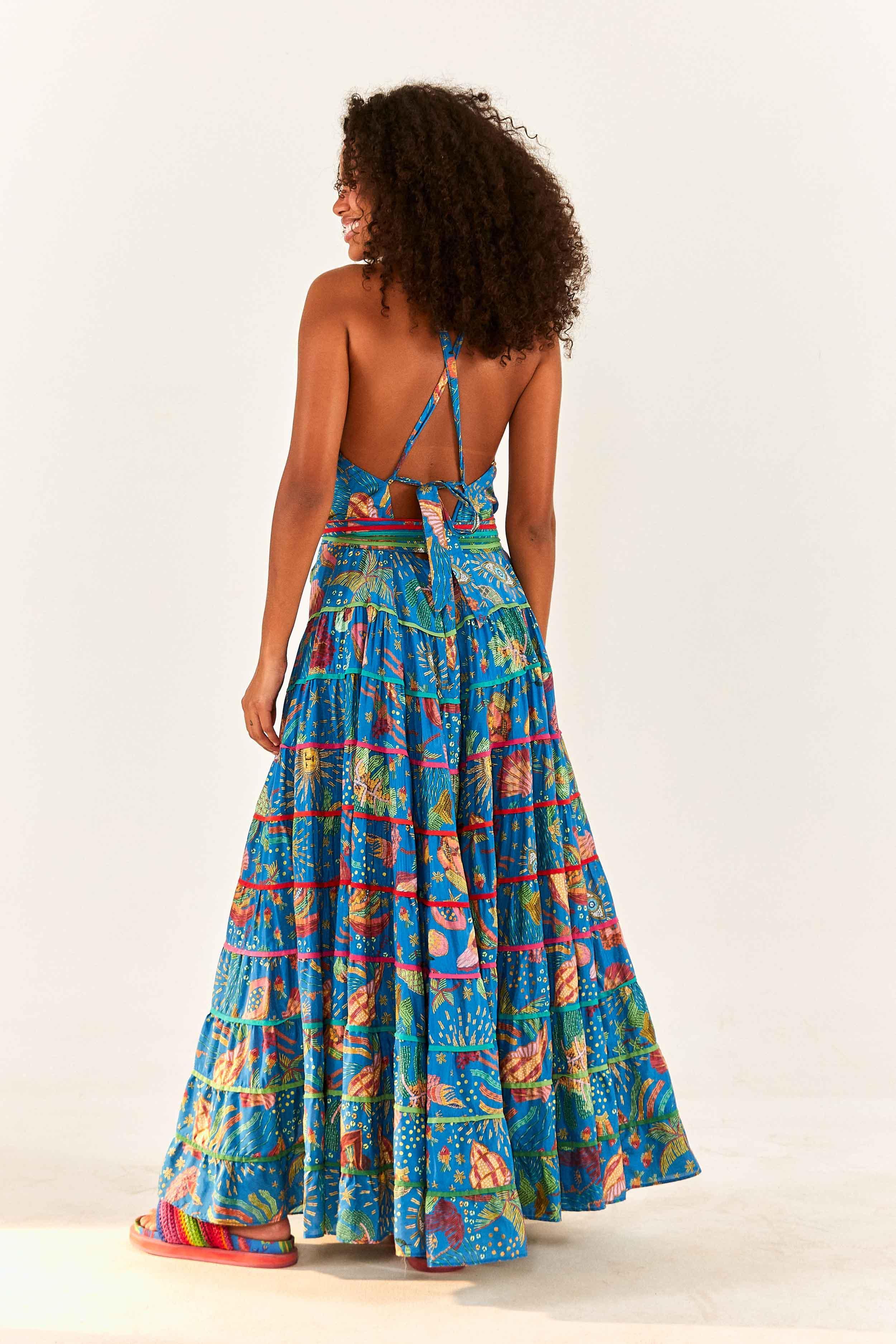 Blue Ocean Stories Maxi Dress Product Image