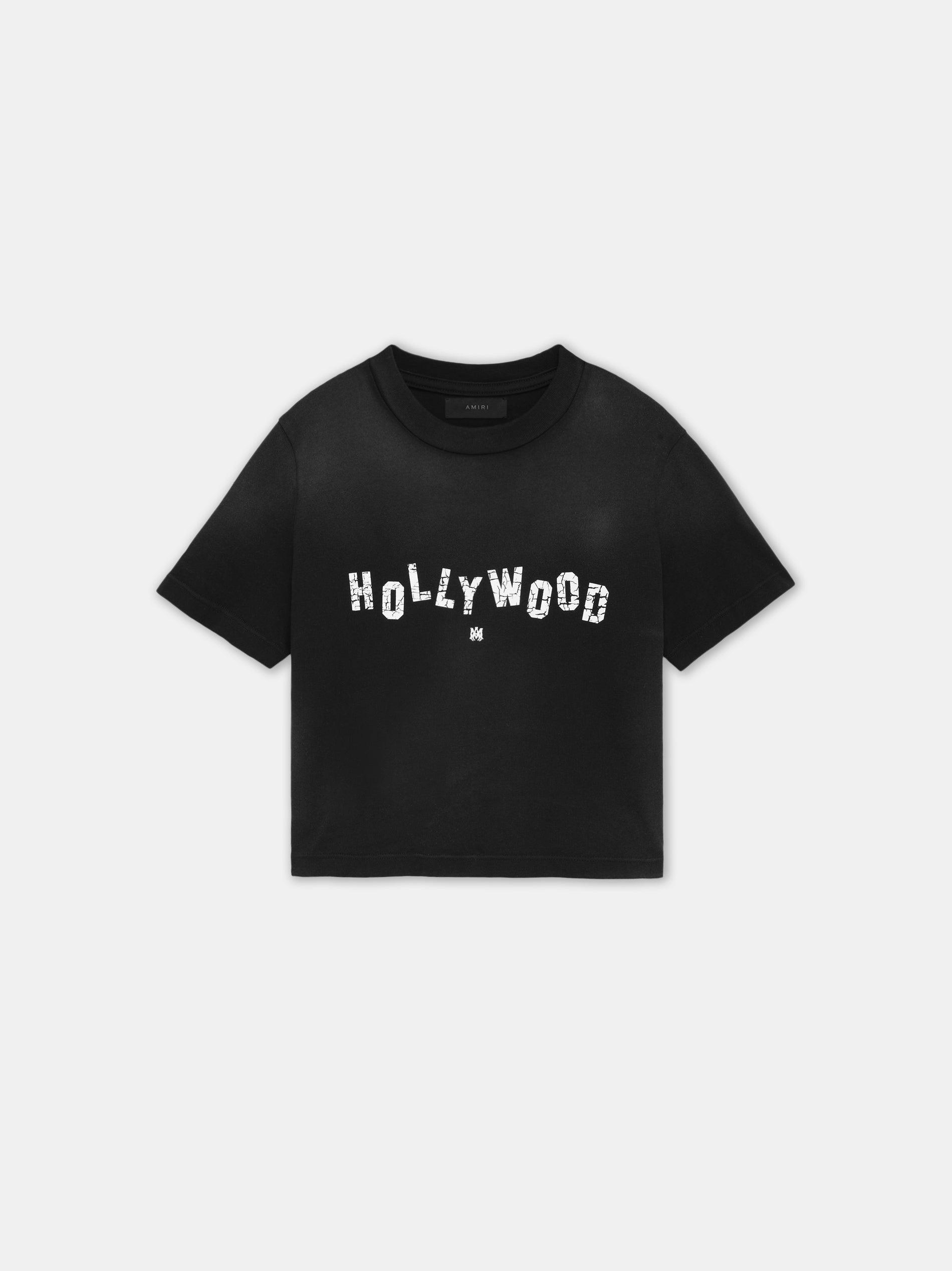 WOMEN - WOMEN'S HOLLYWOOD BABY TEE - Faded Black Female Product Image