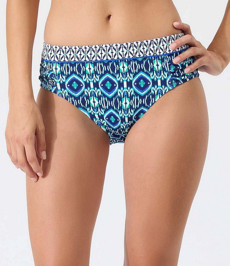 Tommy Bahama Island Cays Ikat Pique High Waist Swim Bottom Product Image